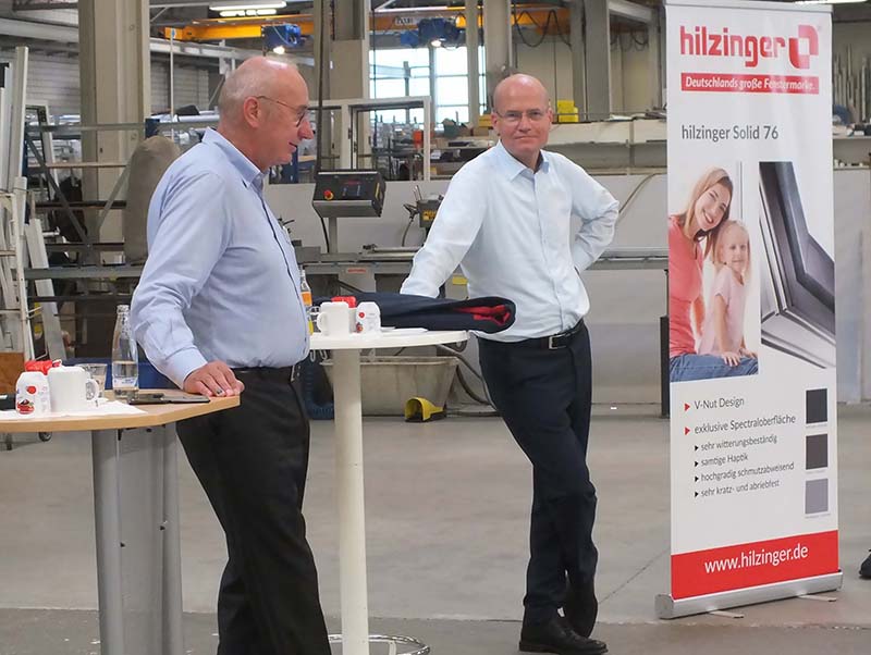 Helmut Hilzinger (links) und Ralph Brinkhaus in der Fragerunde. Foto: © hilzinger