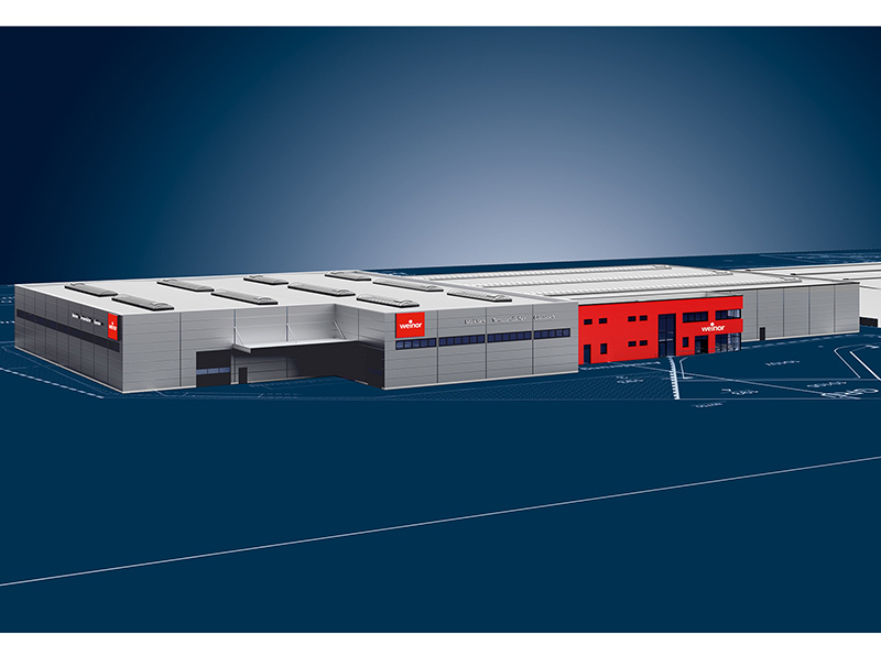 Die neue Produktionshalle ermöglicht eine erhebliche Kapazitätssteigerung. Foto: © Weinor