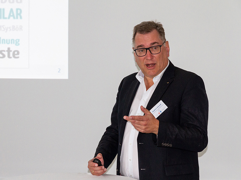 FVSB-Geschäftsführer Stephan Schmidt bei der 59. Ständigen Konferenz. Foto: © FVSB