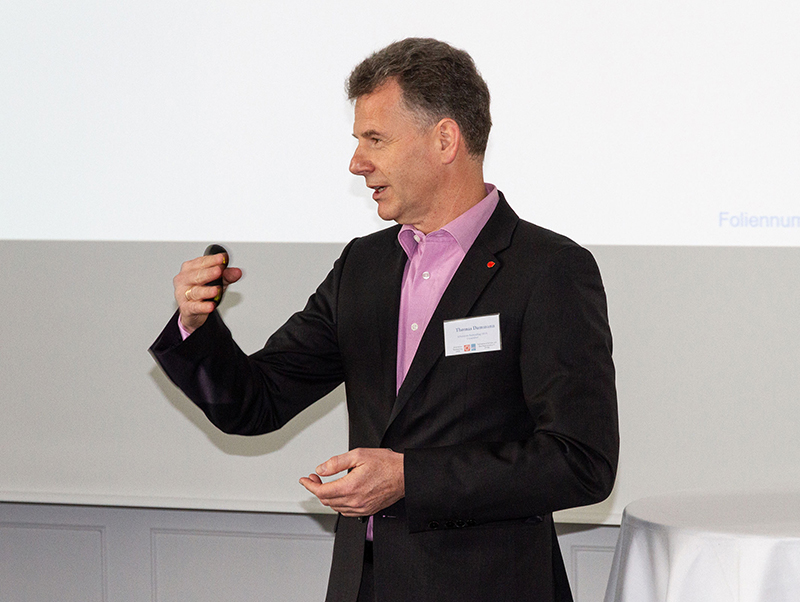 Thomas Dammann, Hauptgeschäftsführer des ZHH, zeichnete ein positives Stimmungsbild des Baubeschlagfachhandels auf. Foto: © FVSB