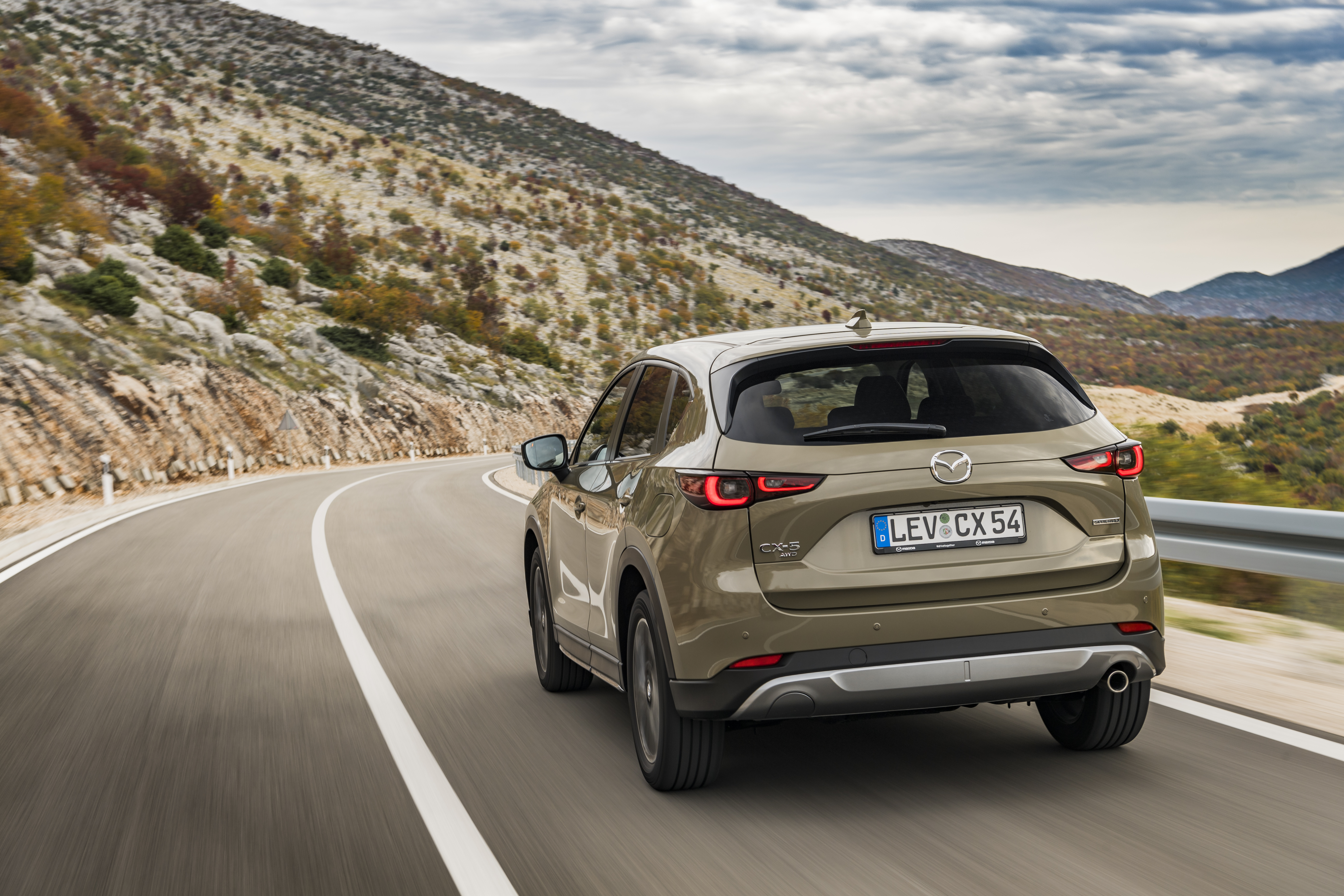 Mazda hat den CX-5 für das Modelljahr2022 nur leicht modifiziert. Foto: © Mazda