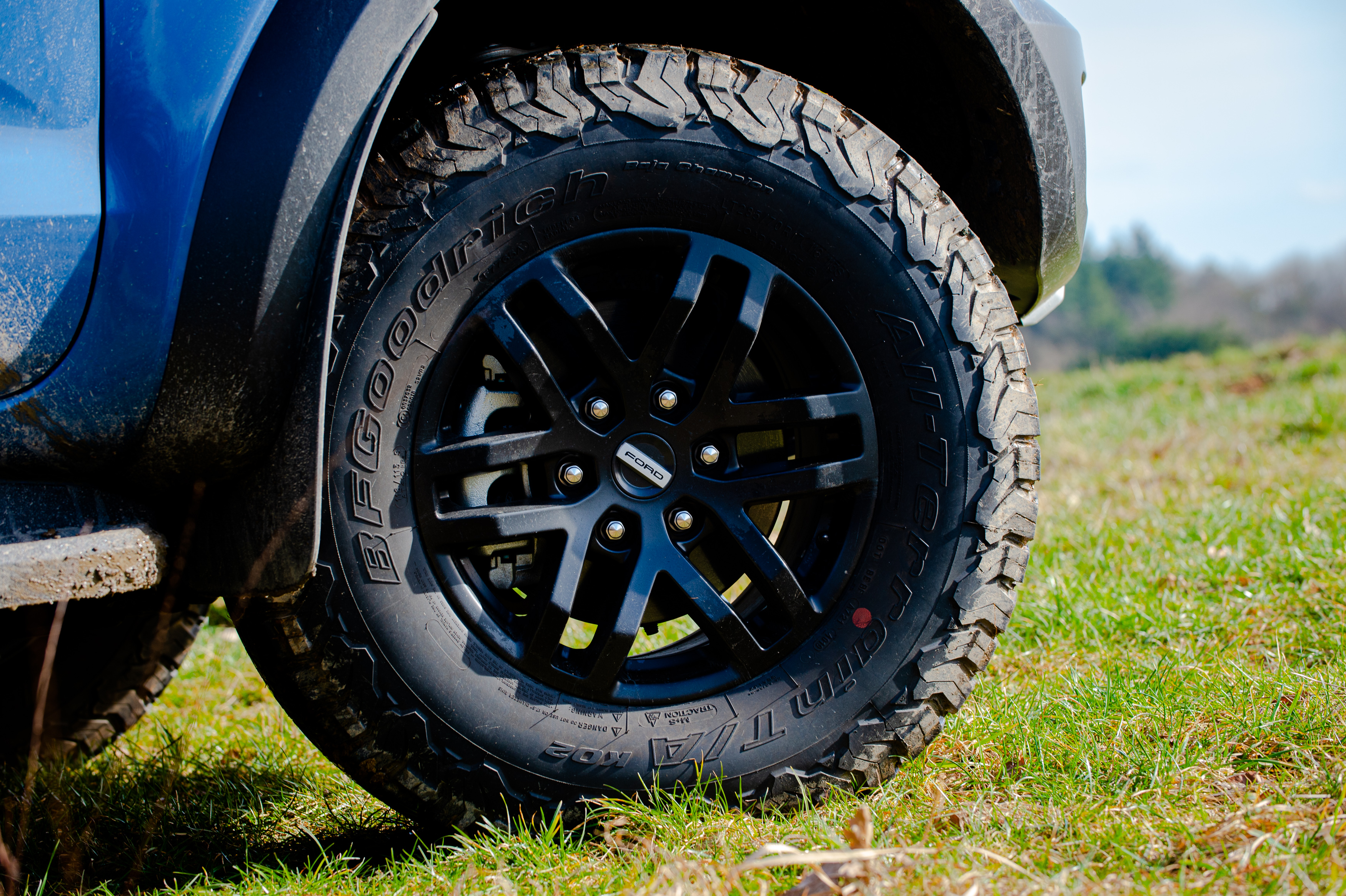 Hier die AT-Bereifung des Ford Ranger Raptor. Foto: © Martin Bärtges