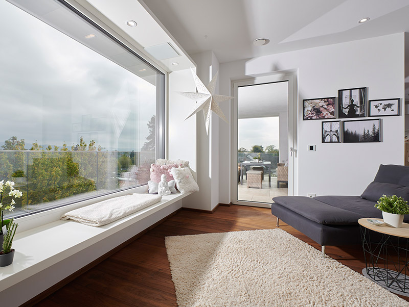 Seit einigen Jahren setzen sich in der Architektur mehr und mehr großformatige Fenster durch. Foto: © Unilux / VFF