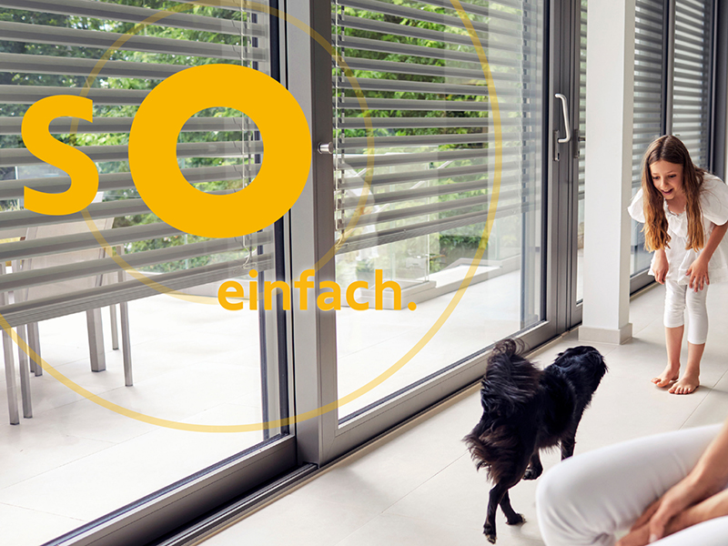 Attraktive Werbematerialien und Motive begleiten die So Somfy-Kampagne. Foto: © Somfy / GettyImages