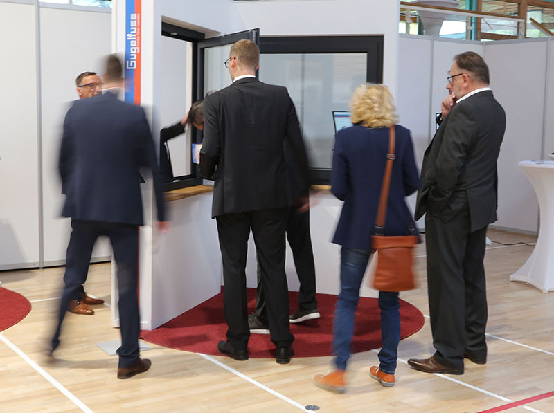 Gugelfuss präsentierte in der Ausstellung die Fensterlösungen der Zukunft. Foto: © Gugelfuss GmbH