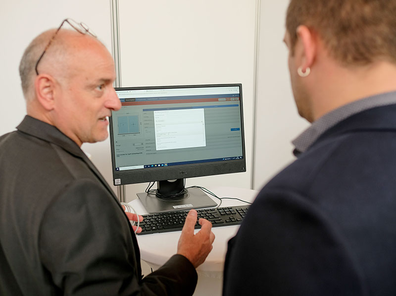 Groß war das Interesse der Partner am iQuote Fenster-Konfigurator von Gugelfuss. Foto: © Gugelfuss GmbH