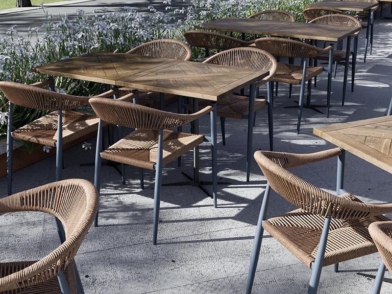 Hochwertiges Mobiliar überzeugt mit einer langen Lebensdauer bei gleichbleibend schöner Optik. Foto: © ME-Design/Edelmeyer