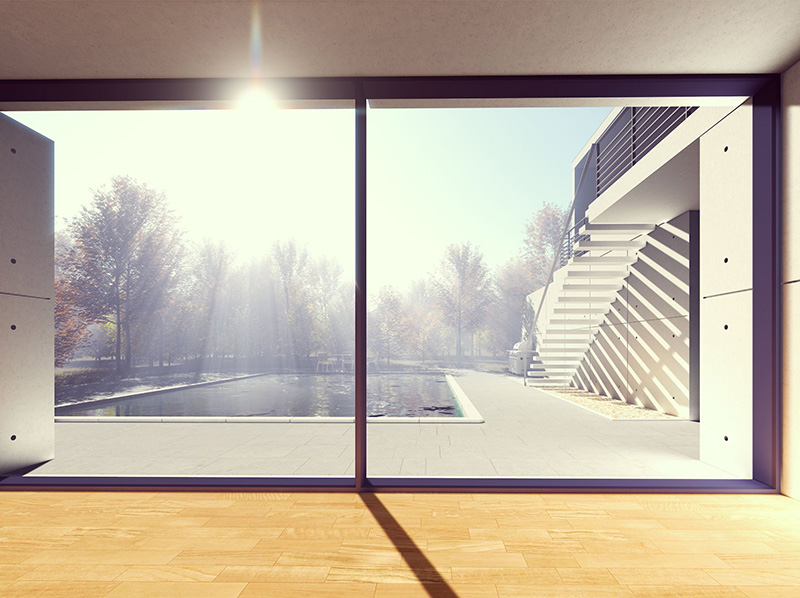 Große Glasflächen sorgen für viel Tageslicht. Foto: © Muntzir Mehdi/Pixabay