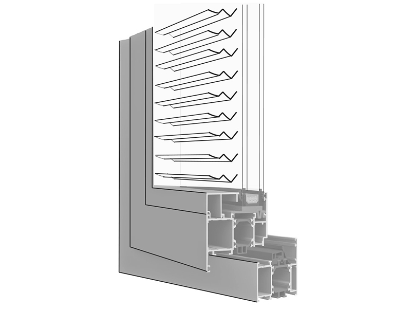 Abb. 10: Die Messungen gelten für eine Fensterflügelmontage in einer Anordnung der RetroLux 20 mm-Jalousie hinter Glas. Foto: © Dr.-Ing. Helmut Köster „Tageslichttechnik“