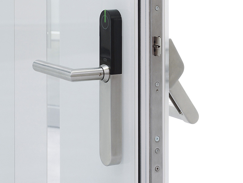 Der ixalo-Hotelbeschlag von BKS ist optisch ansprechend und ist mit innovativer Technik für höchste Sicherheitsansprüche ausgestattet. Foto: © BKS