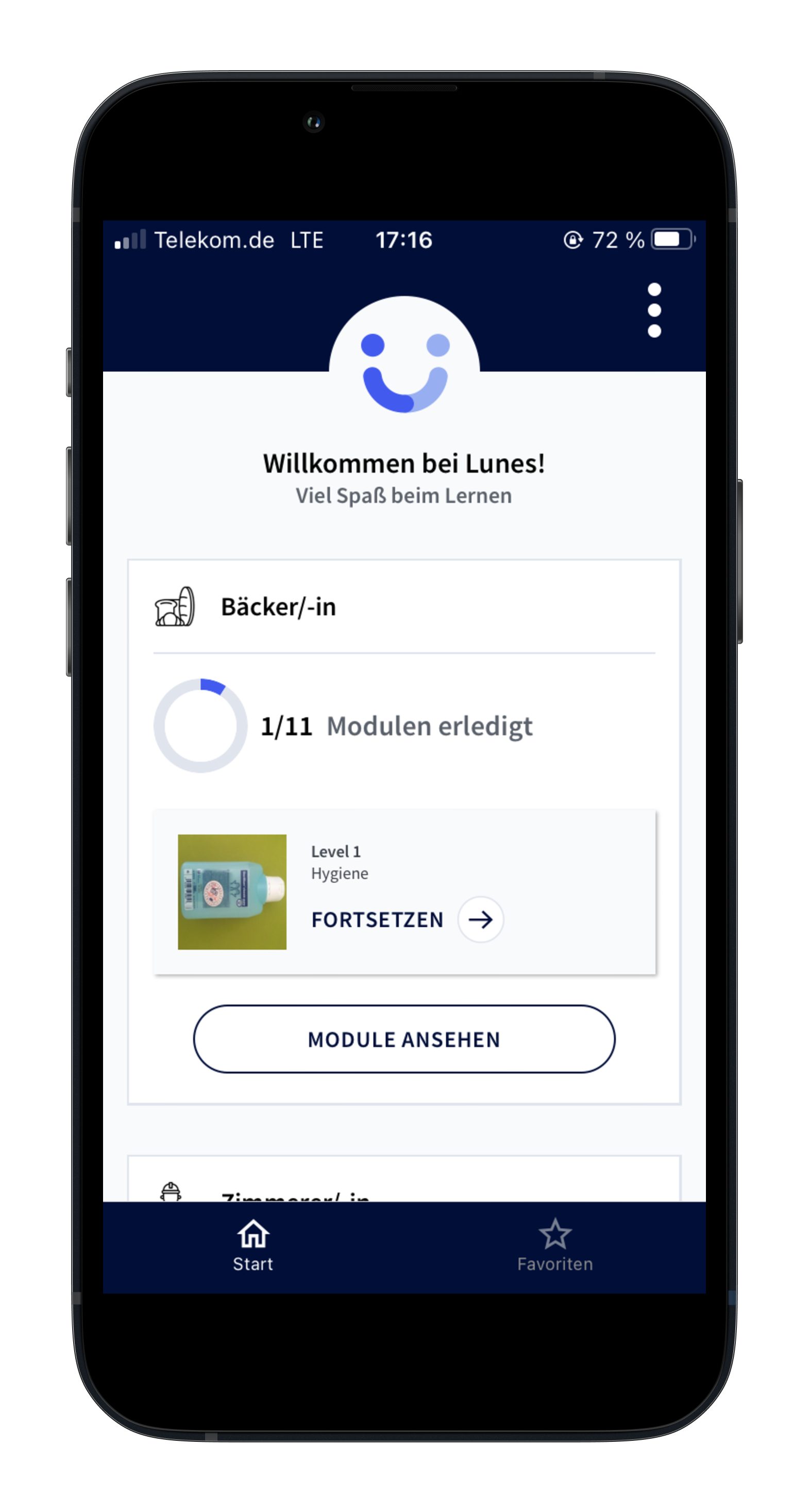 In den Modulen der Lunes-App sind zahlreiche bebilderte Vokabeln mit ergänzender Vorlesefunktion enthalten. Foto: © Tür an Tür – Digitalfabrik gGmbH