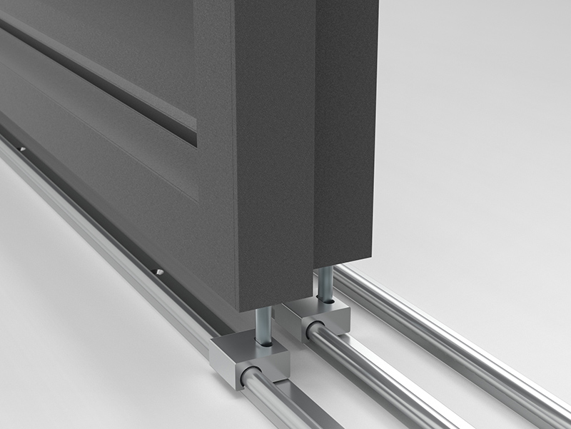 Gefälle bis zu 10 Grad kann die neue Bodenführung ausgleichen. Foto: © Renson