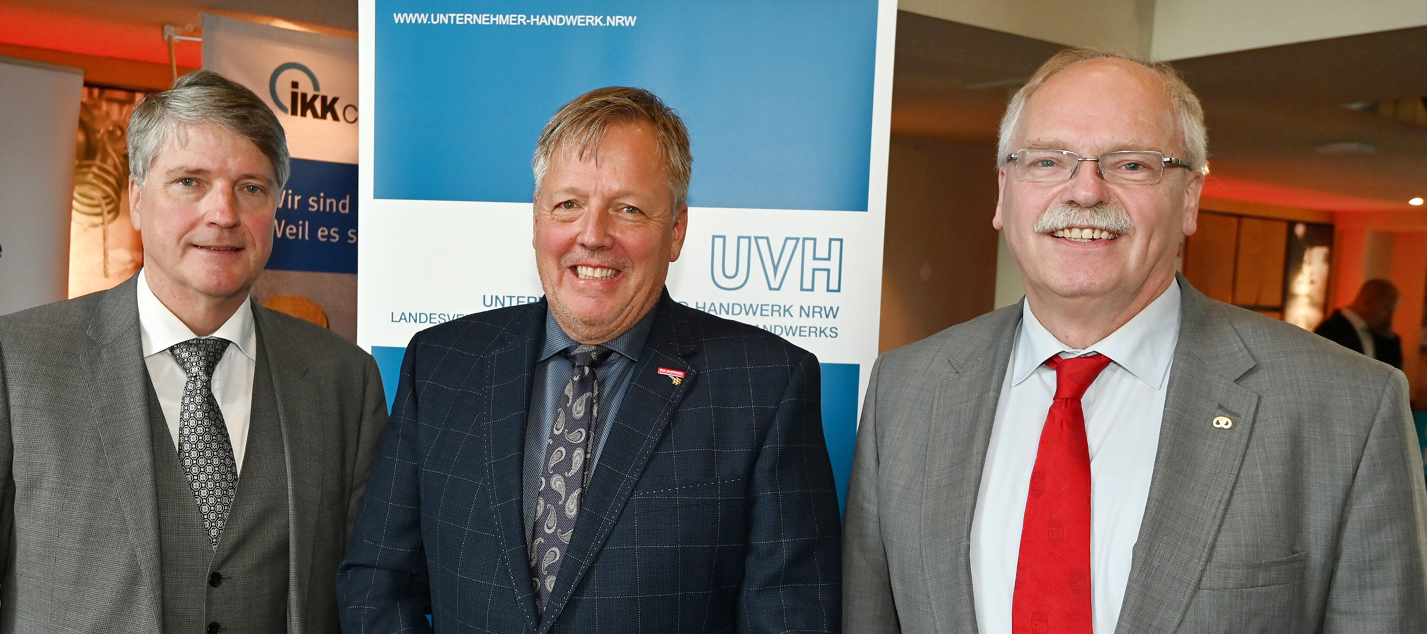 Dominik Kruchen, Rüdiger Otto und Jörg von Polheim (v. l.) Foto: © Wilfried Meyer / UVH