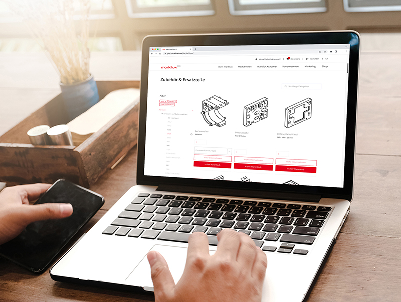 Der Onlineservice ist in die Fachpartner-Website integriert und seit November verfügbar. Foto: © Markilux