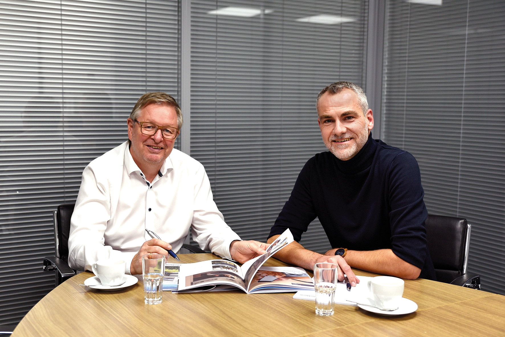 Geschäftsführer André Barth (l.) und COO Hendrik Bunnefeld. Foto: © DuoTherm