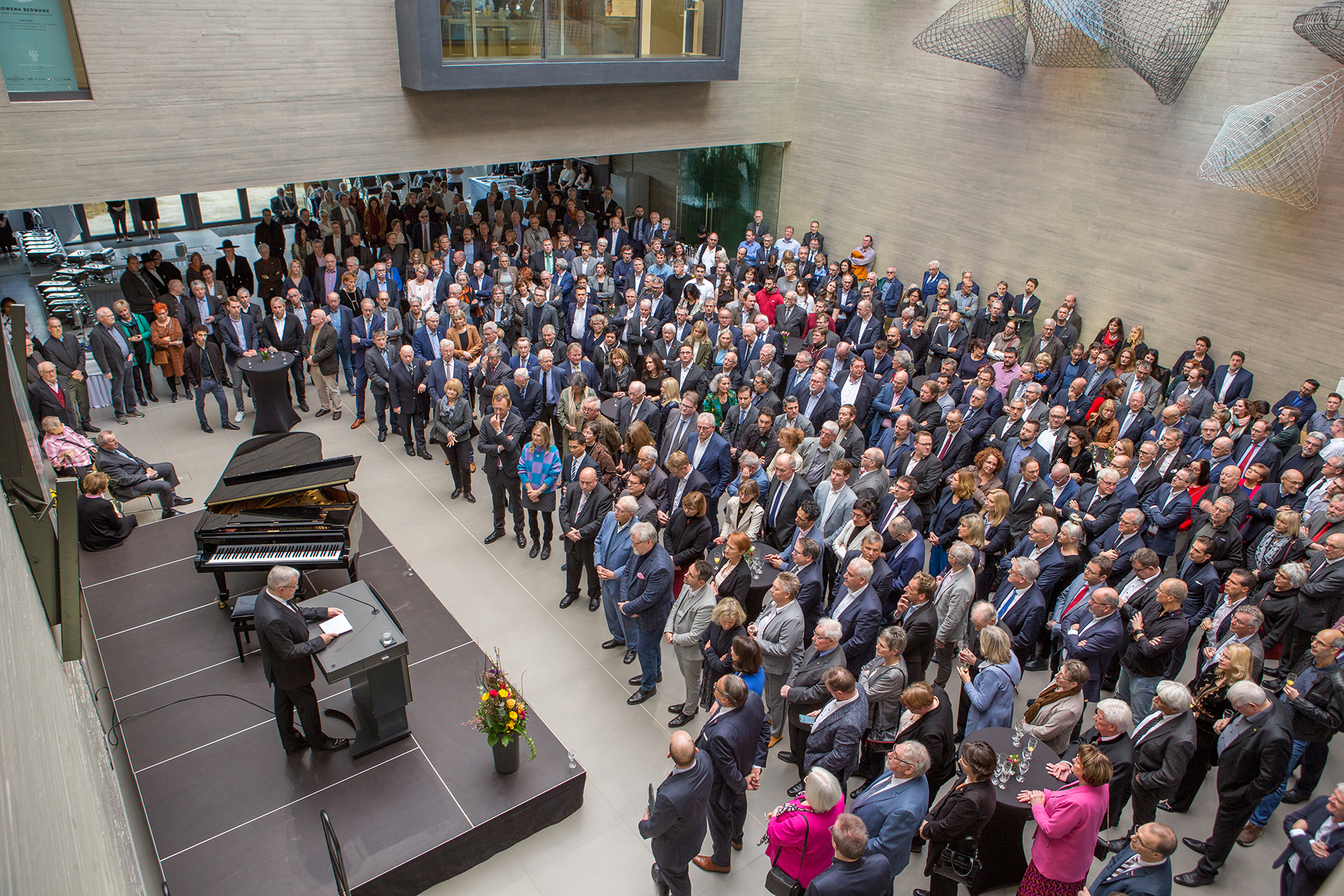 Volles Haus zum Neujahrsempfang bei der Handwerkskammer Koblenz: Präsident Kurt Krautscheid konnte rund 600 Besucher begrüßen. Foto: © Klaus Herzmann 