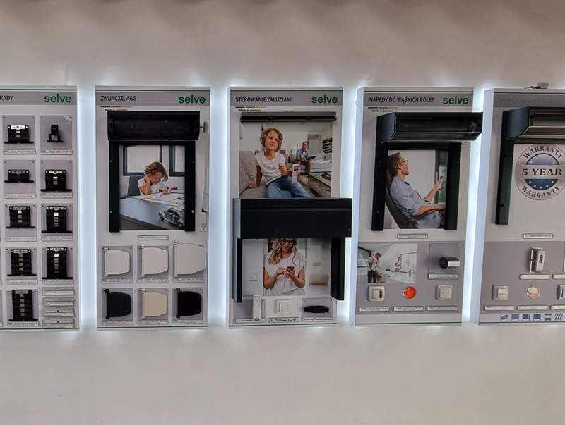 Ansprechende Produktpräsentation in Skawina: Das Tochterunternehmen betreut und berät direkt vor Ort rund 400 Fachpartner, die von kurzen Lieferwege und vielfältige Serviceleistungen profitieren. Foto: © Selve