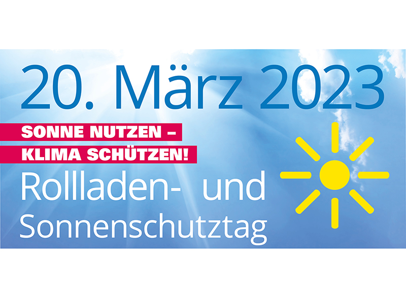 Am 20. März ist Rollladen- und Sonnenschutztag. Foto: © BVRS