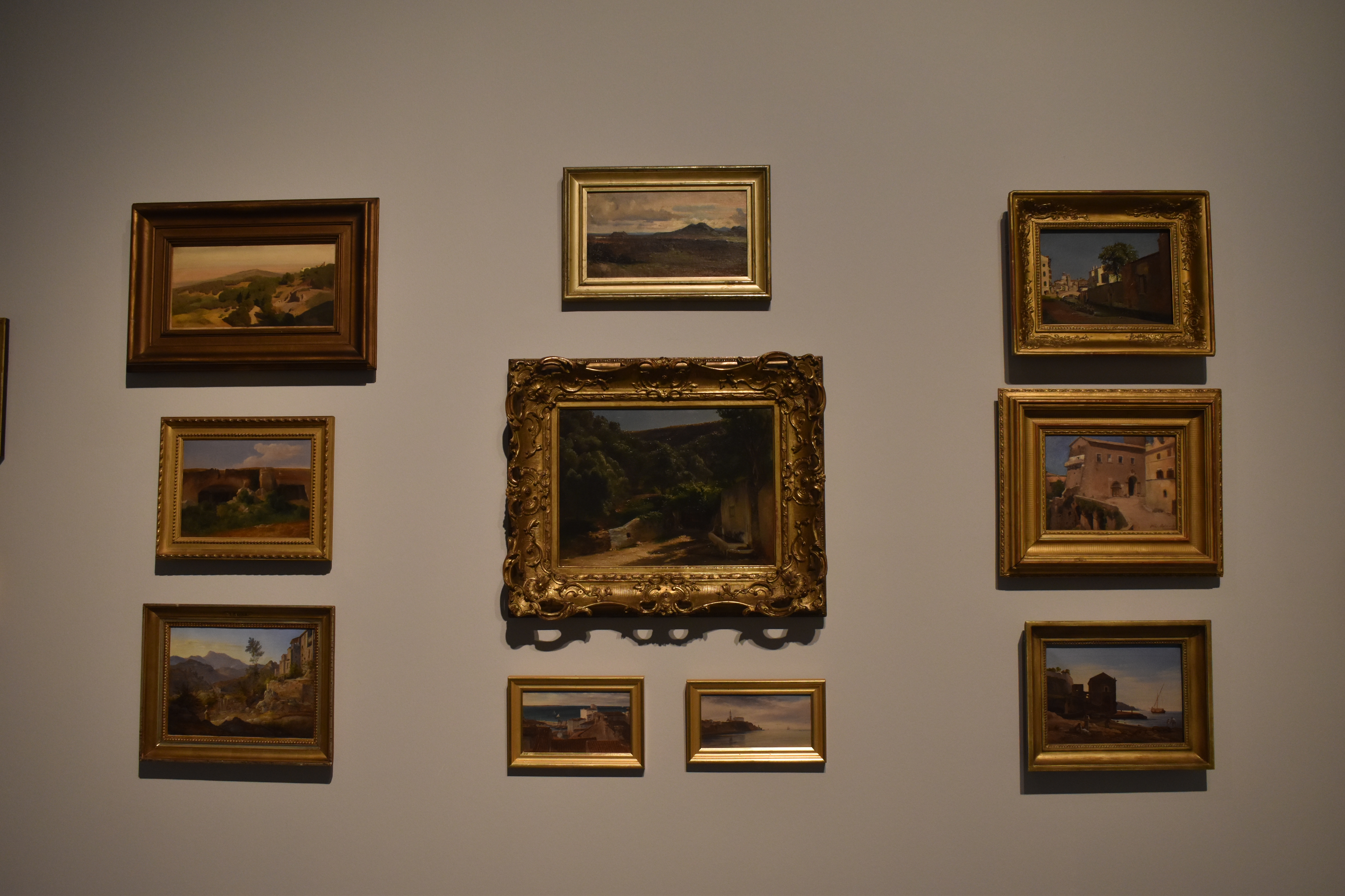 Ölstudien auf einen Blick – Impressionen aus der Ausstellung Mehr Licht. Die Befreiung der Natur Foto: © Juliet van Rensburg