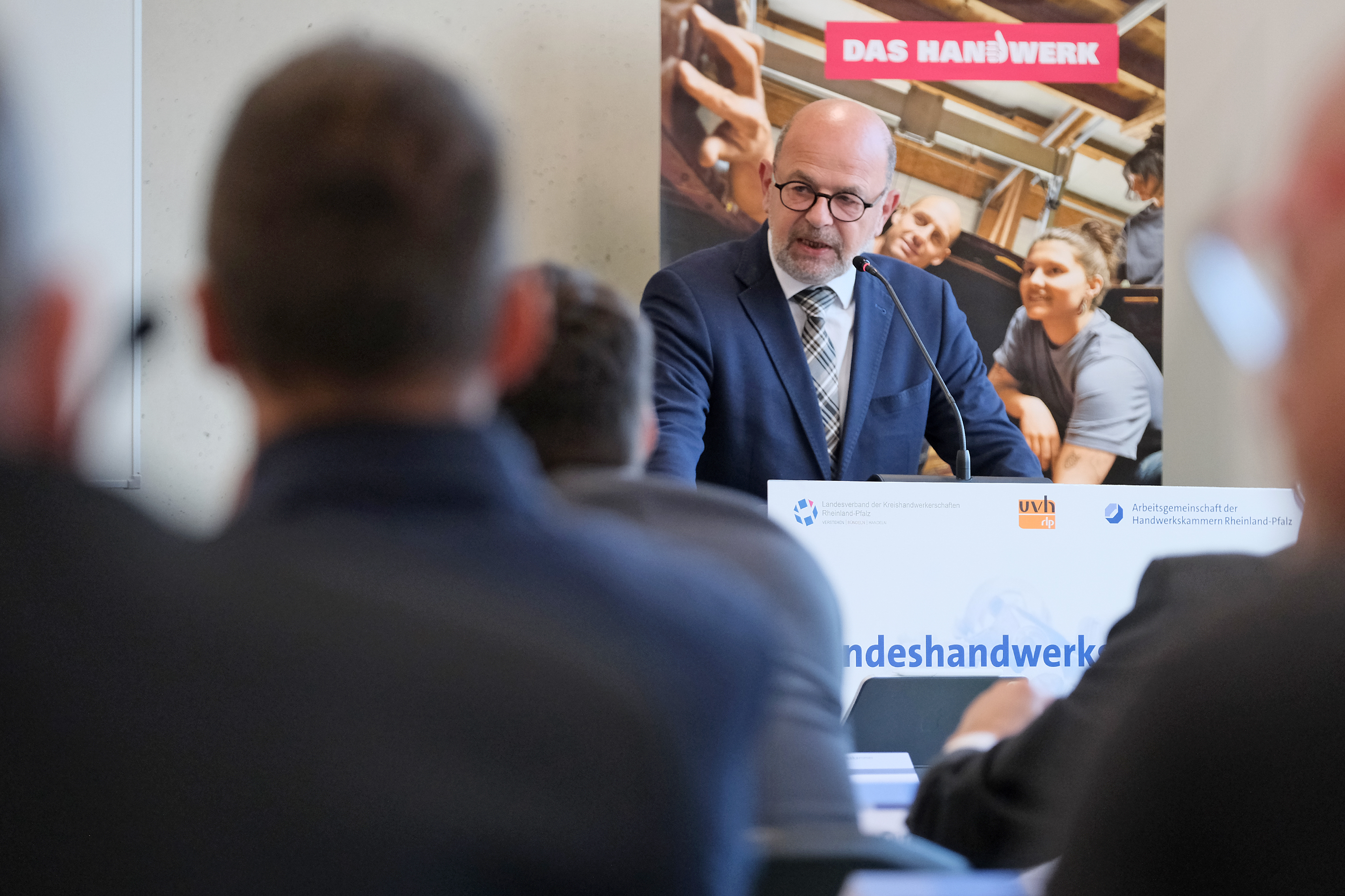 Hans-J&ouml;rg Friese ist Sprecher der Arbeitsgemeinschaft der Handwerkskammer Rheinland-Pfalz Foto: © Michael Jordan