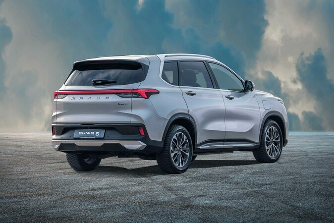 Die Heckansicht des Euniq 6 von Maxus. Foto: © Maxomotive Deutschland GmbH Die Heckansicht des Euniq 6 von Maxus. Foto: © Maxomotive Deutschland GmbH