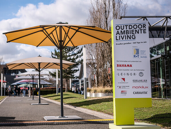 Die Sonderschau Outdoor. Ambiente. Living. fand erneut im Messepark statt. Foto: © Landesmesse Stuttgart GmbH