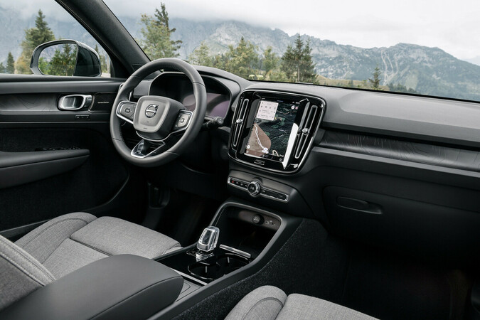 Im Innenraum verzichtet Volvo auf Tierleder. es gibt nachhaltige Materialien. Foto: © Volvo