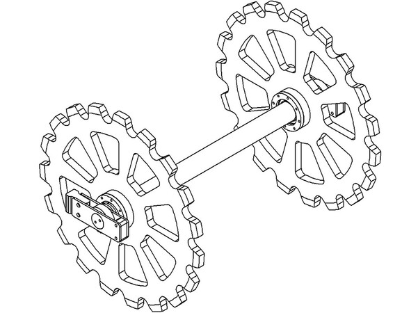 Abb. 5: Handlaufantriebssystem. Foto: © Löher