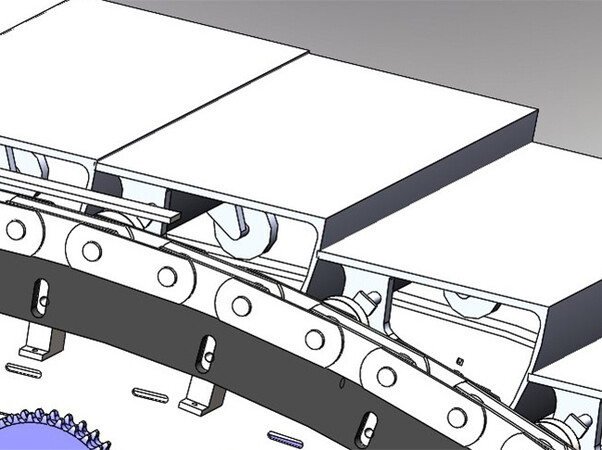 Fig. 7: Chain Support Upper Stations. Photo: © Löher