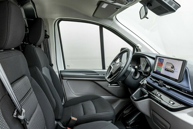 Der Blick in die Kabine des Maxus eDeliver 7. Foto: © Maxus Der Blick in die Kabine des Maxus eDeliver 7. Foto: © Maxus