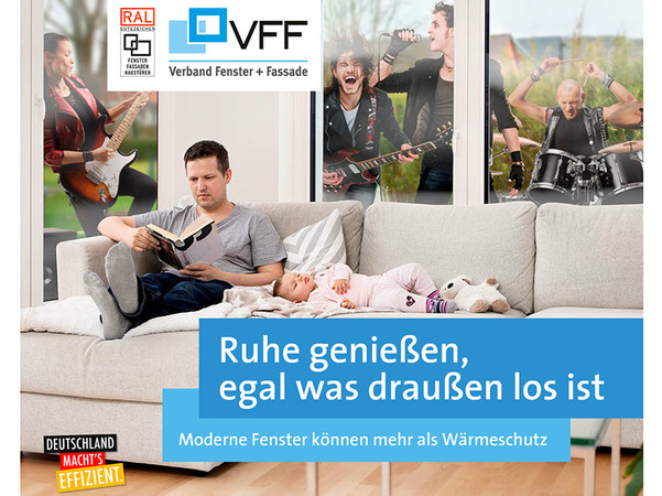 Die Motive der VFF-Kampagne stellen die Leistungsfähigkeit moderner Fenster in den Mittelpunkt. Foto: © VFF