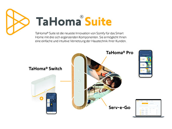 Die Lösung TaHoma Suite vereinfacht sowohl das Verkaufen als auch das Installieren und Warten vernetzter Produkte. Foto: © Somfy
