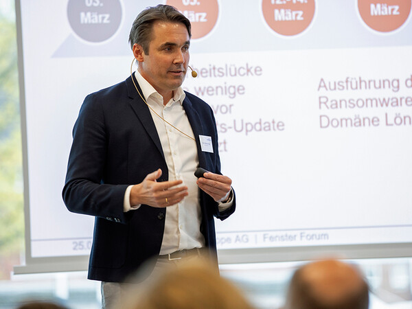 Remmers CEO Dirk Sieverding gab Einblicke in den schwerwiegenden Hacker-Angriff, der Remmers im vergangenen Jahr hart getroffen hat. Foto: © Remmers, Löningen