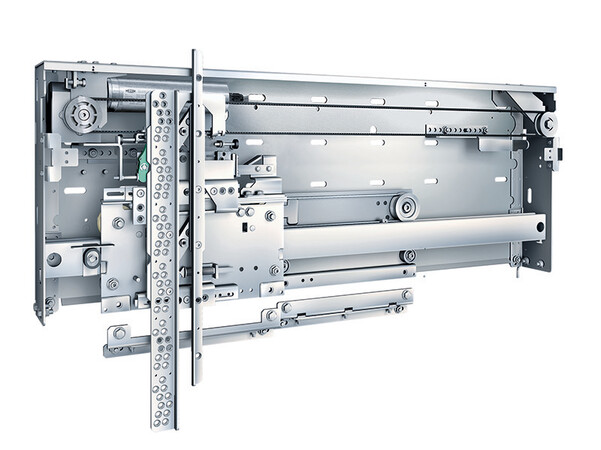 MOD ComfortLine mit dem universalen Mitnehmersystem. Foto: © Meiller Aufzugtüren