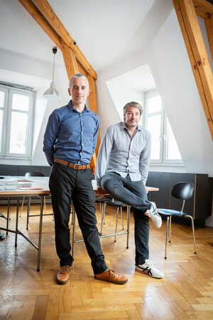 Markus Müller (r.) und Florian Hauser haben Zubido im Sommer 2021 gegründet. Foto: © Zubido GmbH