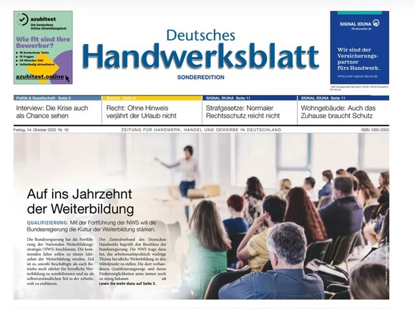 Foto: © Verlagsanstalt Handwerk Foto: © Verlagsanstalt Handwerk