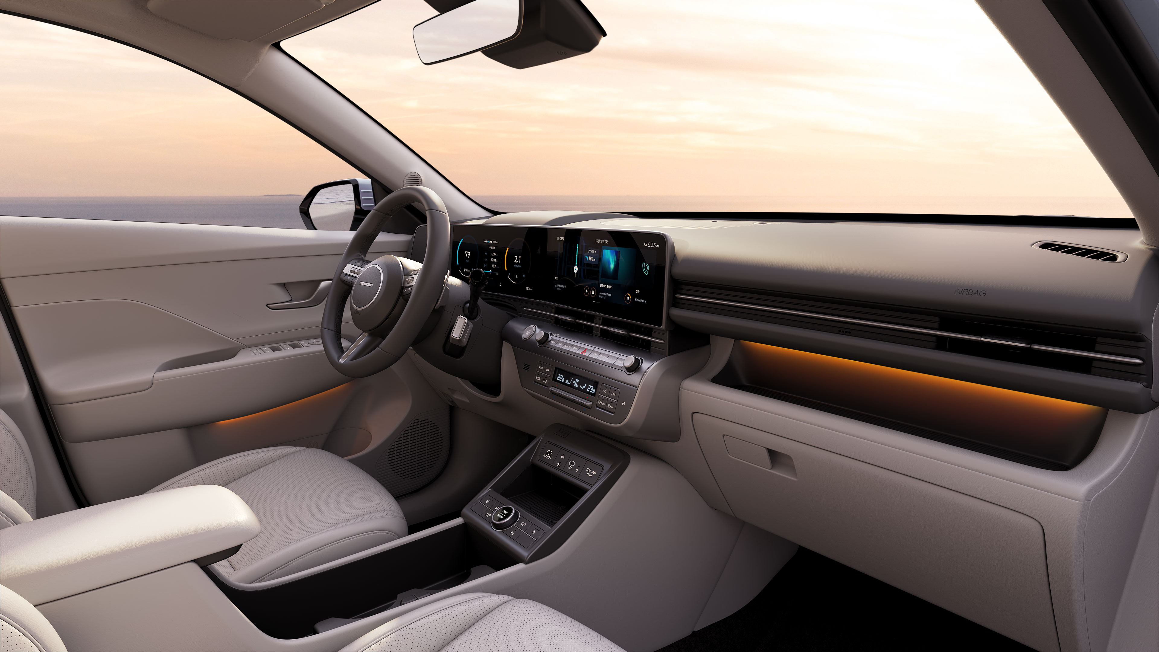 Der neue Kona bietet mehr Platz im Innenraum. Foto: © Hyundai